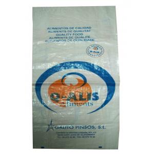 China Multi - Functional BOPP Laminated PP Woven Bags , Woven Polypropylene Feed Bags wholesale