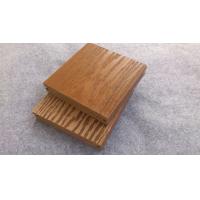China Anti-Corrosion Grooves / Slot Wood Fiber / WPC Composite Decking For Pool on sale