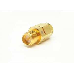China Gold Plated RPSMA Male to SMA Male SMA RF Connector supplier