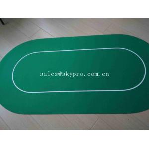 Foldable Poker Felt Gambling Table Mat , Professional Mahjong Table Mats