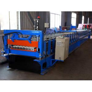 China Metal Rolling Shutter Door Machine 12-15m/Min , Door Frame Making Machine supplier