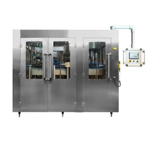 máquina de embalagem de vidro da garrafa de vidro do leite da máquina de engarrafamento de 3in1 22000BPH