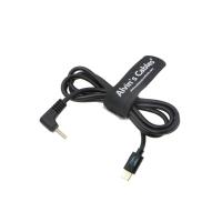 China BMPCC DC 2.5 * 0.7mm Right Angle to USB-C Type-C PD Power Cable for Blackmagic Design Pocket Cinema Camera 60CM on sale