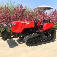 China Diesel Engine 120 Horsepower Small 4 Wheel Drive Garden Tractor With Rotary Tiller on sale
