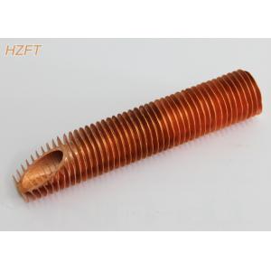 By Roll Forming Process Copper Fin Tube For Cooler Of Power Plant With C12000 / C12200