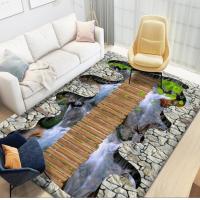 China Beautiful Scenery Household Bedroom Living Room Floor Carpet Special Style on sale