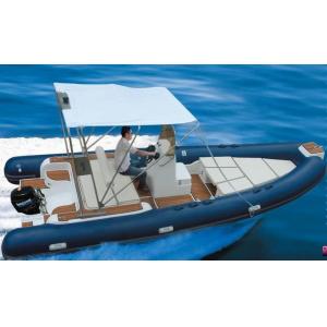 Rigid Hull Inflatable Rib Boat Abrasion Resistance 600 Cm With Boat Trailer