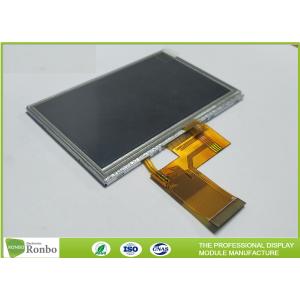 China 4.3 inch Industrial LCD Panel Resolution 480x272 With 4 wiire Resistive Touch Screen supplier