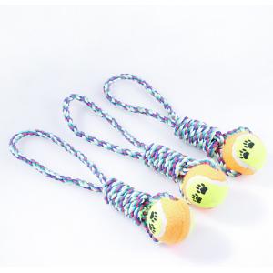 China Teeth Cleaning Pet Dog Toy , Cute Puppy Doll With Chew Rope 32CM Height wholesale