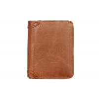 China Practical Reusable Leather Card Case , Leakproof Leather Money Clip Card Holder on sale