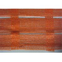 China Industrial Portable Orange Plastic Mesh Barrier Fence Netting For Open Excavations on sale