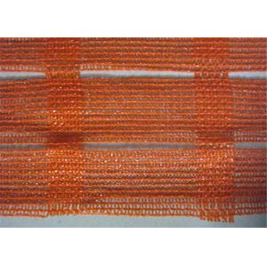 Industrial Portable Orange Plastic Mesh Barrier Fence Netting For Open Excavations