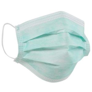 Soft Disposable Face Mask Easy Breathing 3 Ply Disposable Green PP Face Mask