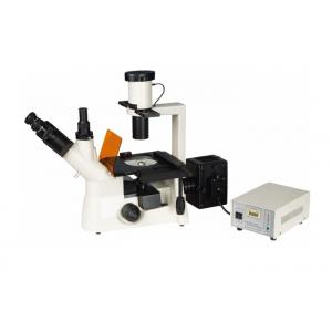 China Compensation Free Trinocular Inverted Fluorescence Microscope For Micro Research supplier