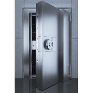 H2000mm W1000mm Fireproof Vault Door , Bank Safe Door With Alarm Device