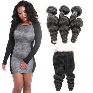 Natural Raw 10 Inch Loose Curly Human Hair Extensions 3 Bundles OEM Service