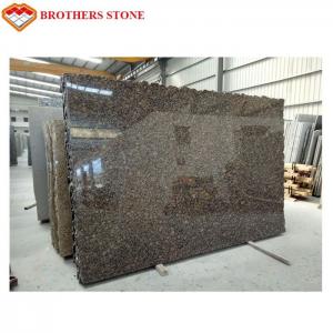 China Polished And Flamed Granite Stone Tiles , Natural Baltic Brown Granite supplier