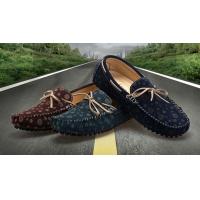 China Leisure Mens Leather Loafers 41 - 45 Size Mens Suede Casual Shoes on sale