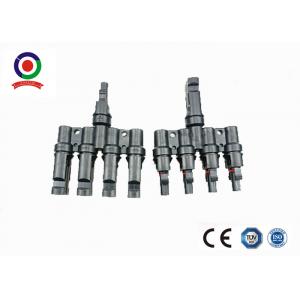 IP67 waterproof  Solar T type 4 in 1 Branch Connector for Solar Power Plant