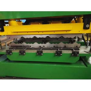 China 950 Style Aluminium Metal Steel Roof Use Step Roof Tile Cold Roll Forming Machine supplier