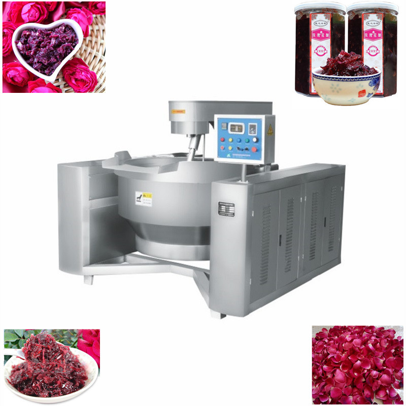 China Rose Paste Cooking With Mixer Double Jacketed Kettle Cooker on sale