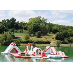 China Giant Inflatable Water Playground Theme Park For Lake , Sea Or Resort supplier
