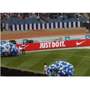 Cree Led Chip Soccer Field Advertising Boards Static Driving Good Color Uniformity