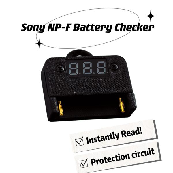 China Alvin's NP-Fバッテリーテスター ソニーNP F550| F750| F970バッテリー用 インスタントリード LCD電圧表示 バッテリーテスター wholesale