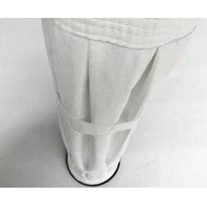China PTFE Polyester Felt Pleated Filter Bags Non Woven Double Layer 120mm Bead Cuff Head supplier