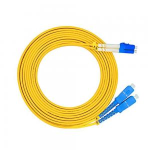 LC - SC Fiber Optic Patch Cable / Fiber Optic Patch Cord Singlemode Duplex