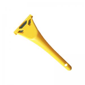 China Yellow Sharp Replaceable Windows Scraper Blade For Paint supplier