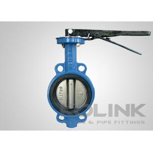 China Wafer Butterfly Valve Cast Iron Body Resilient Seated Class150 PN16 AS2129 SANS1123 supplier