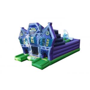 China Colorful Halloween Themed Giant Inflatable Obstacle Course For Children / Adults supplier