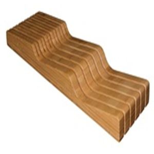 China el cuchillo de bambú multifuncional del bloque del cuchillo fija con el bloque on sale