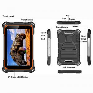 China IP68 Android Rugged Tablet PC 8 Inch MTK6762 Octa-Core 5M 13M Cameras 10000mah Battery supplier