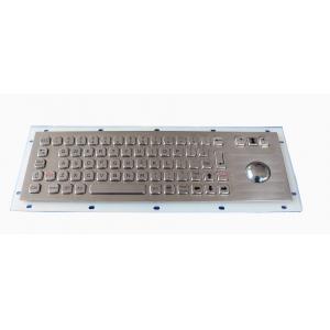 China 71 Keys Dynamic Washable Panel Mount Keyboard Metal For Internet Public Phones supplier