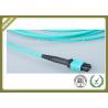 China OM3 12 Core Optical Fiber Jumper For Industrial Automation / Control Bus System wholesale