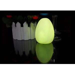 China Soft PVC Led Novelty Night Light Egg Shaped Light With 3*LR44 Battery supplier