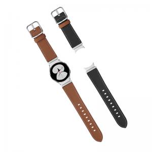 20mm Leather Watch Strap Replacement for SamSung GaLaxy Watch 4 Wrist Band Gift Accessory