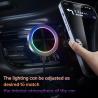 China Ultra Small Diameter Magnetic Wireless Car Phone Holder With One Hand Operation And Fast Charging RGB Light Effect wholesale