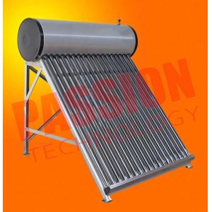 China Wall Mounted Solar Water Heater , Tube Solar Hot Water System For Room Heating supplier