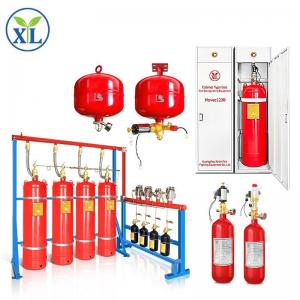 Pipe Line Gas Fire Extinguisher System FM200 Gas Suppression System For Fire Control