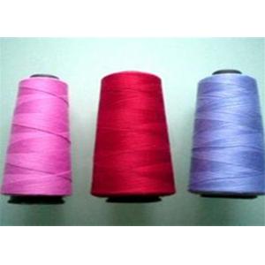 China Dyed Colorful 100% Polyester Sewing Thread Yarn 40/2 , Polyester Thread For Sewing Machine supplier