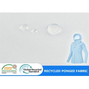 Winter Jacket Cloth 100% Recycled Ripstop PET Pongee Fabric