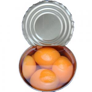 OEM Fresh Apricot Syrup Fruit Canned Yellow Peach In Halves Slices Dices