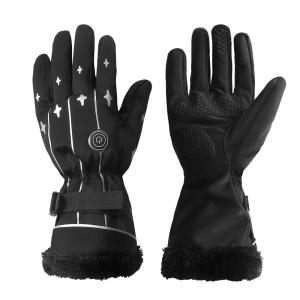 Adjustable Temperature Thin Electric Rechargeable Battery Heated  Gloves One Size Heated Ice Fishing Gloves