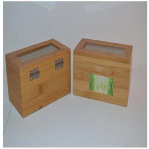 organic bamboo customized luxury tea box with two component for wholesale