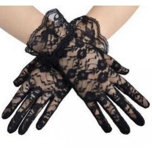 Romantic Ladies Fashion Gloves White Fishnet Sunscreen Sleeve Womens Lace Gloves