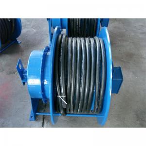 China Grounding Retractable Wire Rope Reel , Commercial Hose Reel Heavy Duty supplier