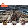 China Side Height 1.2-1.8m and Arch Space 1-1.5m Mushroom Poly Tunnel Greenhouse UV Protected wholesale